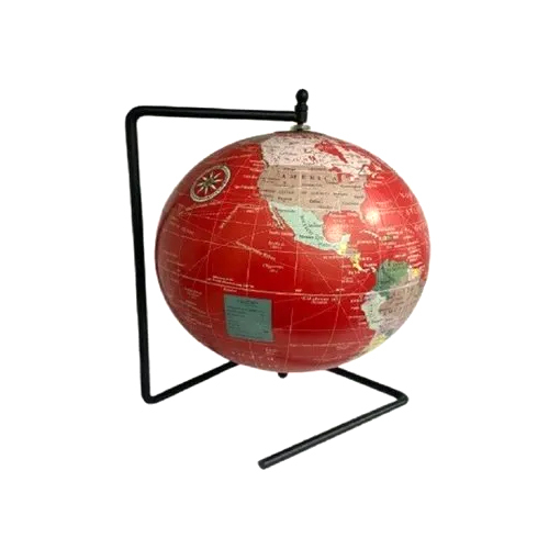 Spher Red World Globe