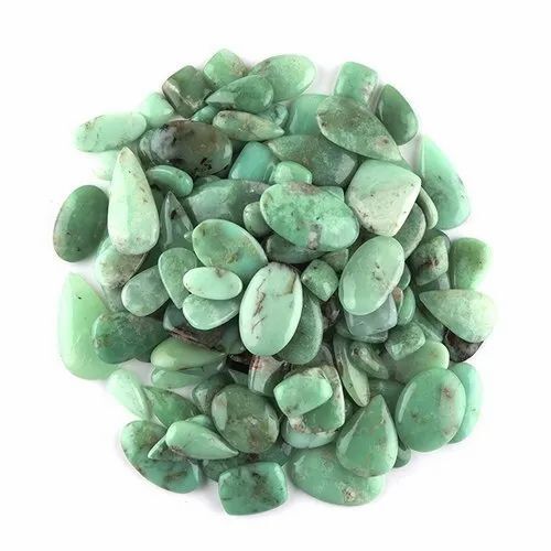 Natural Green Chrysoprase Gemstone Cabochons