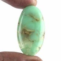 Natural Green Chrysoprase Gemstone Cabochons