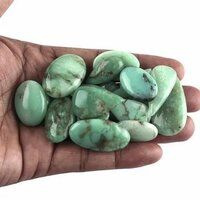 Natural Green Chrysoprase Gemstone Cabochons