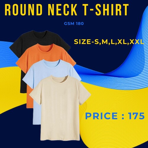 MEN'S ROUND NECK T-SHIRT