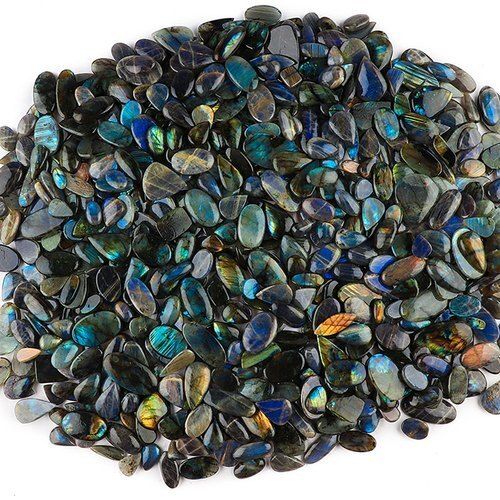 Natural Labradorite Gemstone Plain Cabochon Grade: Aaa