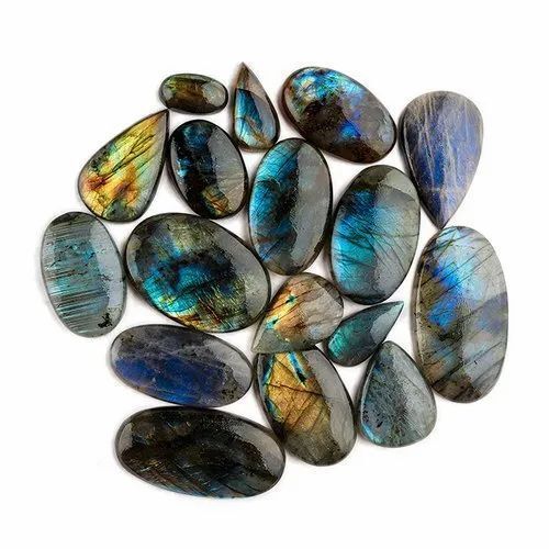 Natural Labradorite Gemstone Plain Cabochon