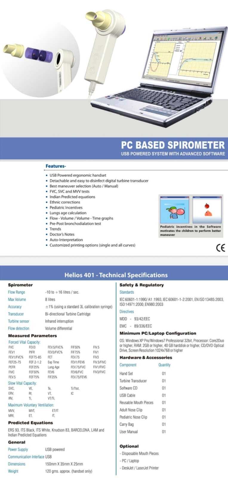 Spirometer  PFT