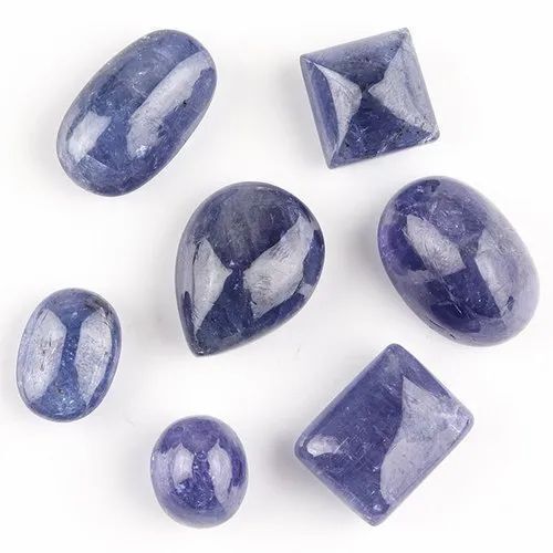 Natural Blue Tanzanite Gemstone Plain Cabochons