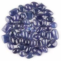 Natural Blue Tanzanite Gemstone Plain Cabochons