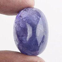 Natural Blue Tanzanite Gemstone Plain Cabochons