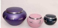 Multicolor Odyssey Pet Urn With Dog Print
