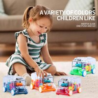 1996 TRANSPARENT MUSICAL MINI SCHOOL BUS TOY FOR KIDS