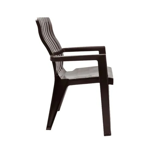 Brown Italica Plastic Luxury Chair