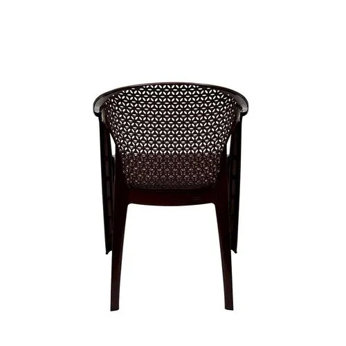Italic High Back Plastic Chair
