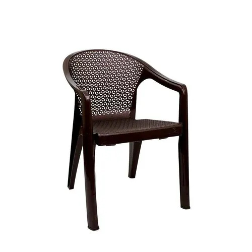 Brown Italica Oxi Plastic Chair