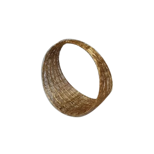 Holiday Gift Hamper Basket - Iron Material, Round Shape, Golden Color | Durable, Lightweight, Easy to Clean with Modern Indian Design