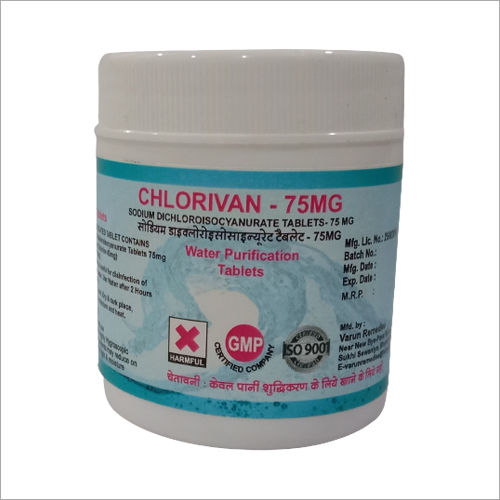 75Mg Sodium Dichloroisocynurate Tablet External Use Drugs