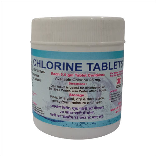 0.5 Gm Chlorine Tablet External Use Drugs