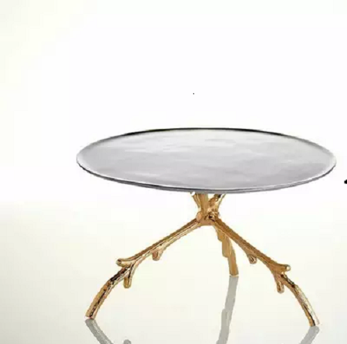 Brass Cake Stand - Golden Iron, Varied Sizes & Designs | Supports Heaviest Creations, Adds Height and Luxury to Your Celebration