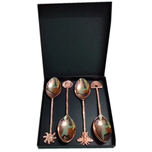 Copper Vintage Spoon Set