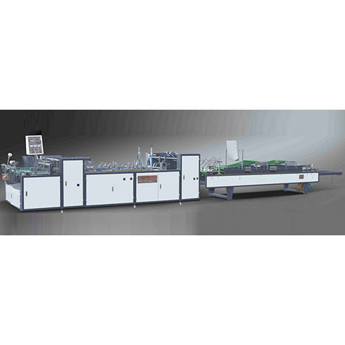 White Automatic Pre Fold Folder Gluer Machine