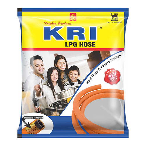 Multicolor Kri Lpg Hose Packaging Pouch