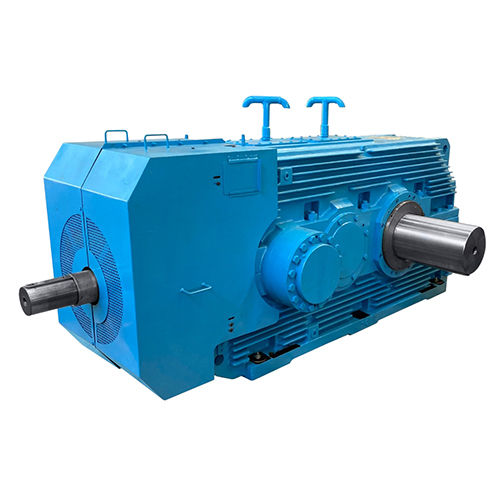 Blue Helical And Bevel Gear Unit