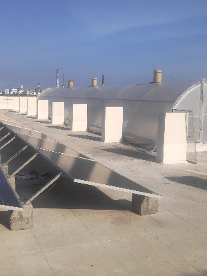 Silver Solar Tunnel Dryer