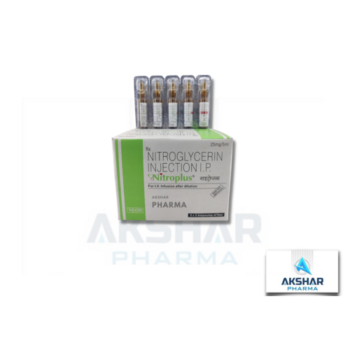 Nitroplus 25mg Injection - Application: Hospital