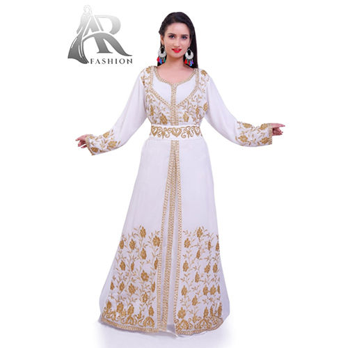 Washable Designer Arabic Abaya Dress