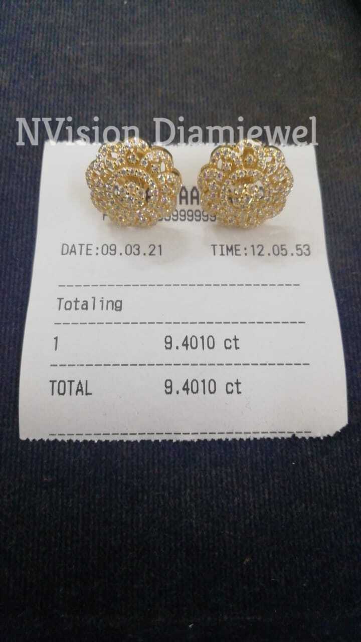 Real Diamond Designer Earrings