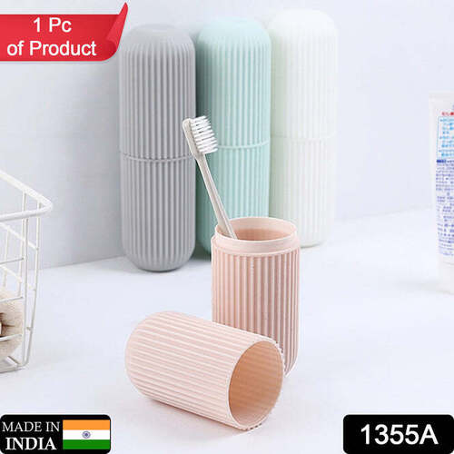 White Capsule Toothpaste Case Holder