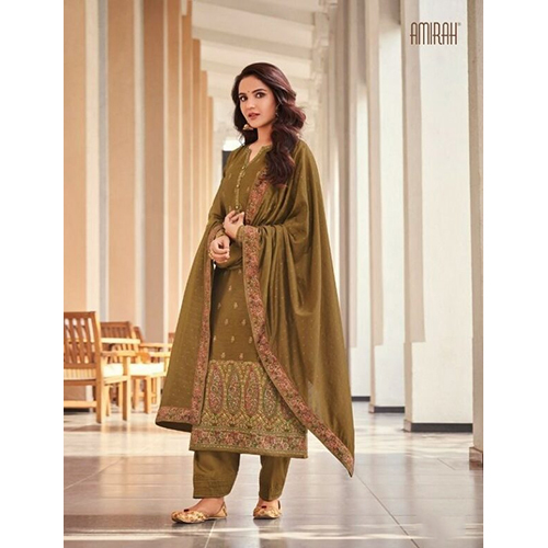 Indian Minakari Jacquard Suit