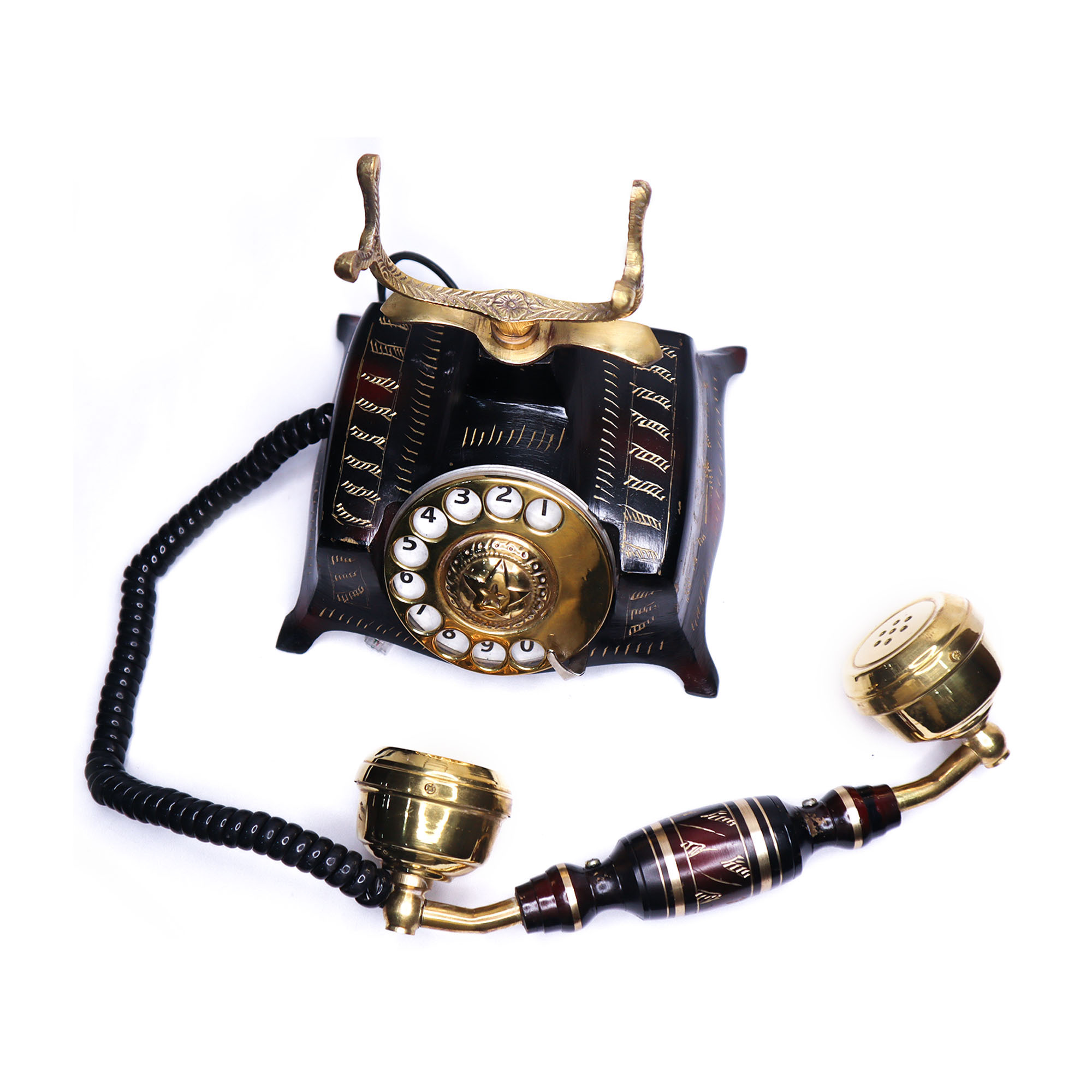 Antique Brass Telephone