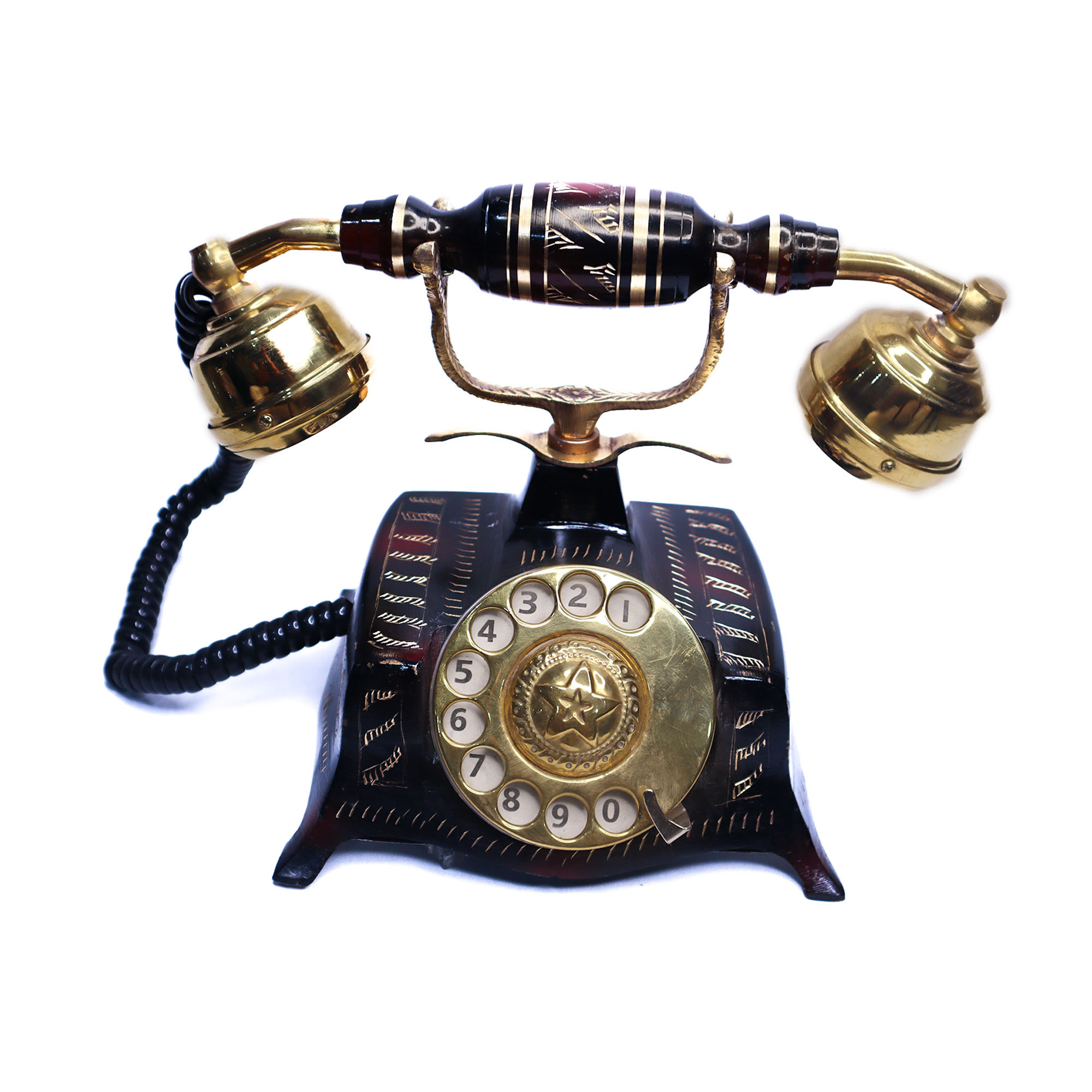 Antique Brass Telephone