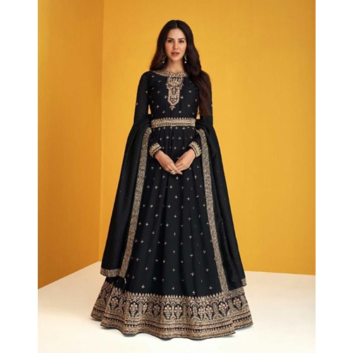 Premium Silk Floor Length Party Wear Suit