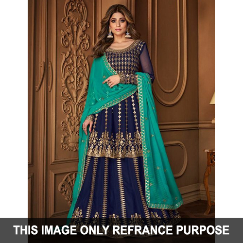 Indian Ladies Fancy Georgette With Work Suit