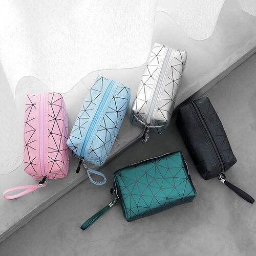 Geometric Toiletry Bag