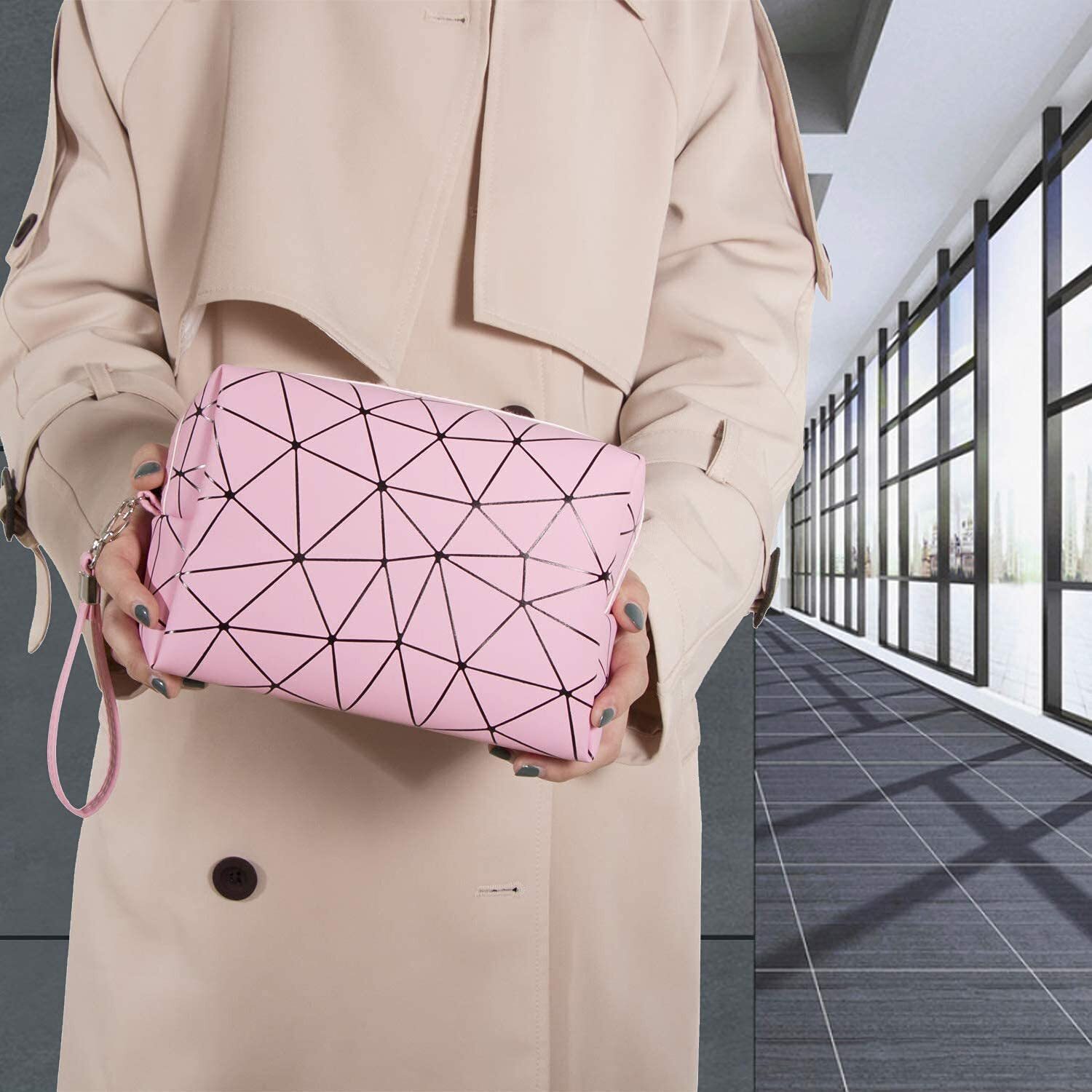 Geometric Toiletry Bag
