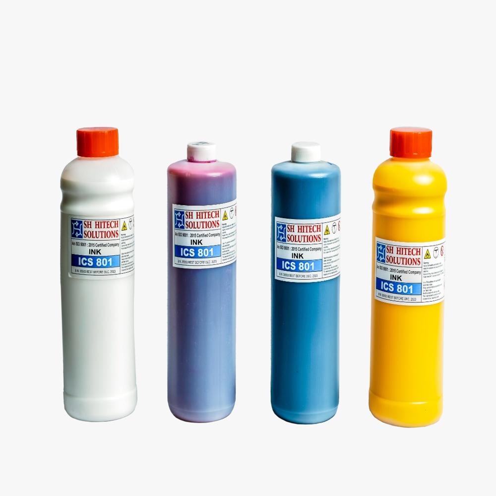 Continuous Inkjet Printer Ink - Color: White
