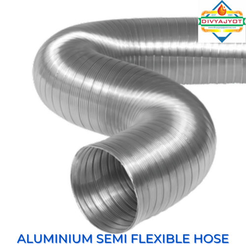 Silver Semi Rigid Flexible Aluminium Ducting Hose