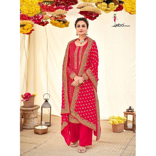 Indian Georgette With Heavy Embroidery Work Suit