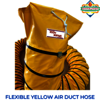 Air Ventilation Hose - Color: Yellow