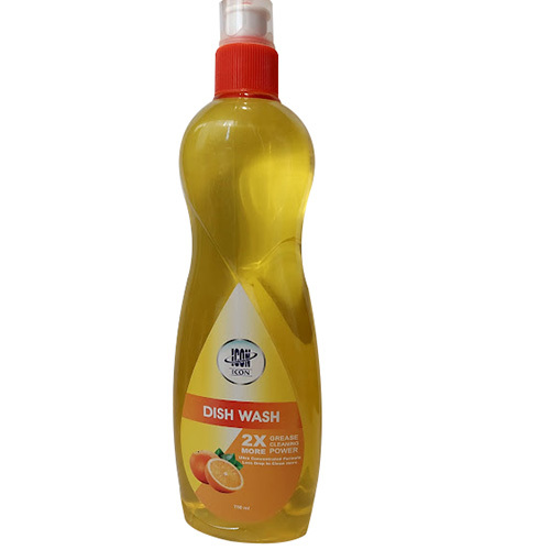 Orange Dish Wash - 750 Ml Bottle | Superior Cleaning Power for Stainless Steel, Ceramics, Glass, Plastic, Nonstick Cookware