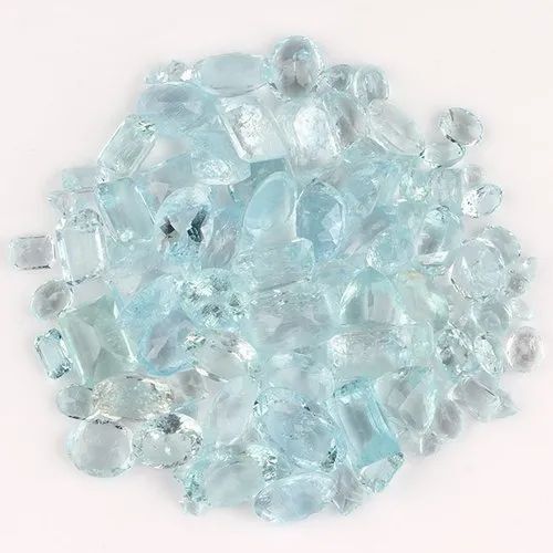 Natural Blue Mixed Aquamarine Gemstone Cut Stones