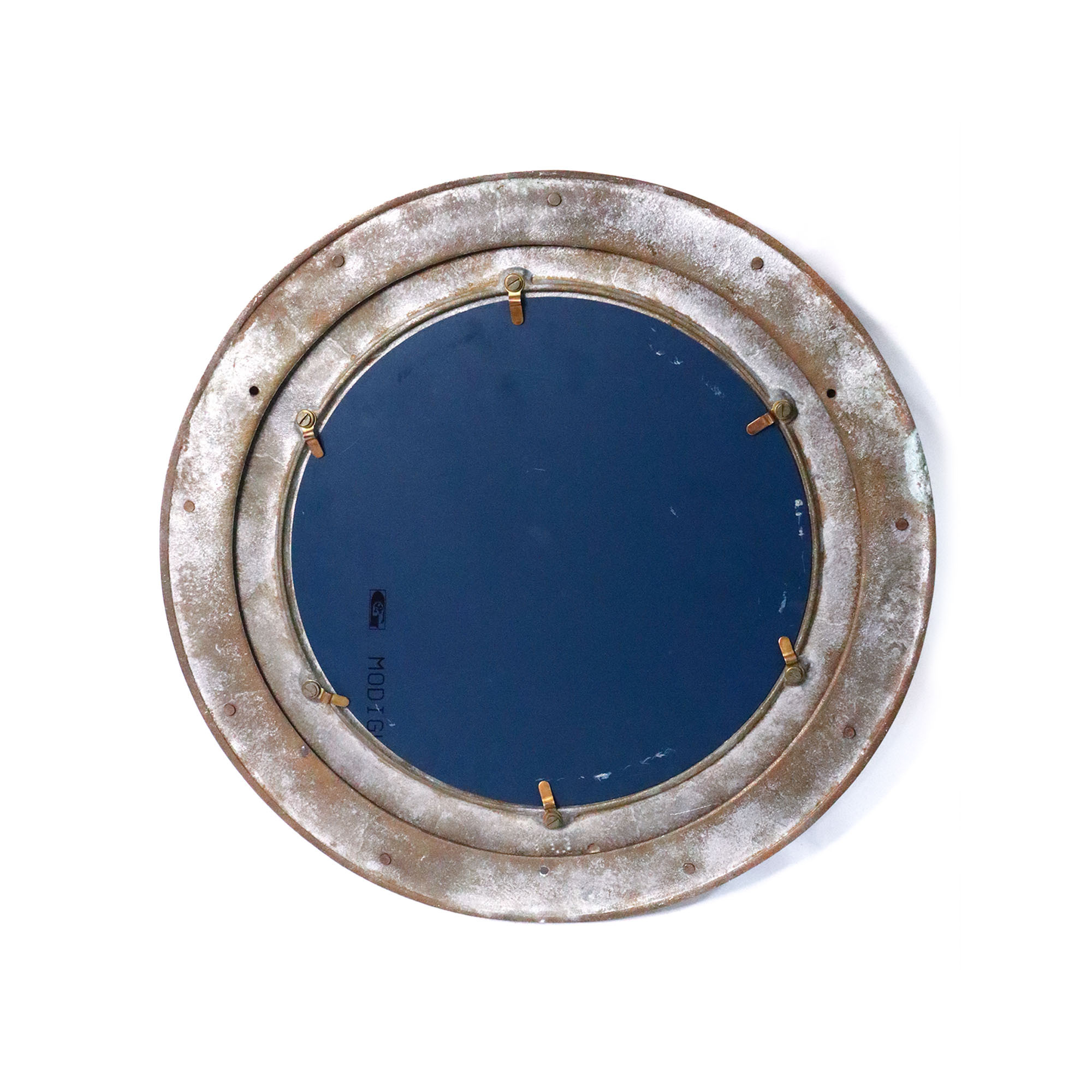 Wooden Porthole Mirror