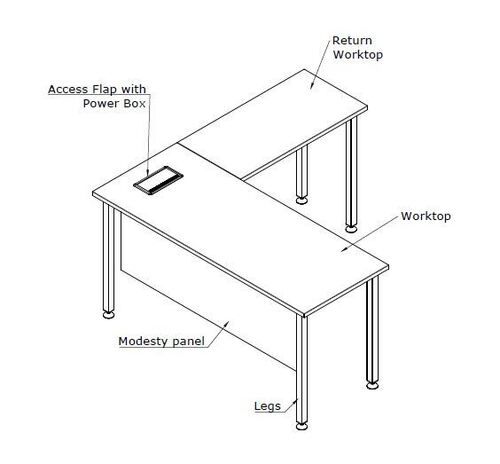 Office Furniture Height: 750 Millimeter (Mm)