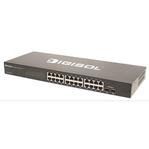 24 Port Layer 2 Web Managed Gigabit Ethernet PoE+ Switch - DG-GS1528HP/C