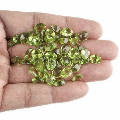 Natural Green Mixed Peridot Gemstone Brilliant Cut Stone