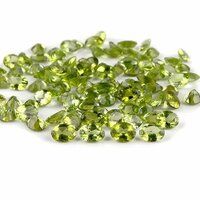 Natural Green Mixed Peridot Gemstone Brilliant Cut Stone