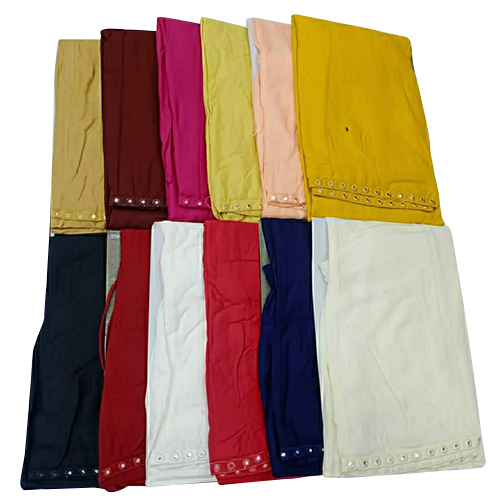 Ladies Colored Palazzo - Cotton Customized Size | Washable All-Season Versatility for Effortless Style and Comfort