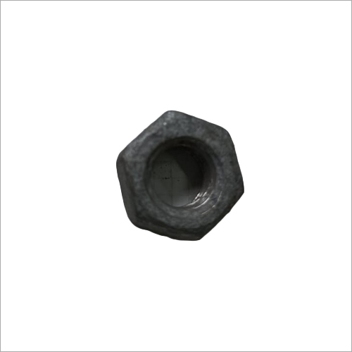 High Density Galvanized Nut 10 MM - Hexagonal M16, Black Galvanized Steel | Industrial Use, Durable SS/MS/Carbon Steel material