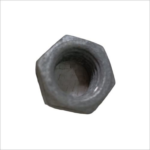 20 Mm HD Galvanized Nut - Zinc Alloy Material, 20mm Size, Grey Color, Powder Coated Surface | Ideal for Industrial Usage